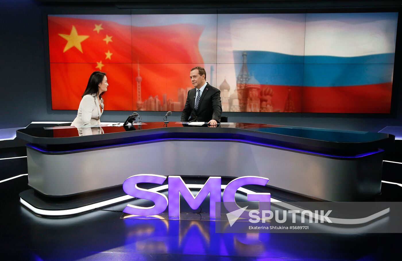 Prime Minister Dmitry Medvedev on official visit to China