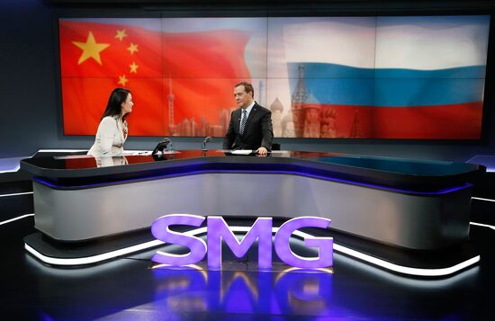 Prime Minister Dmitry Medvedev on official visit to China