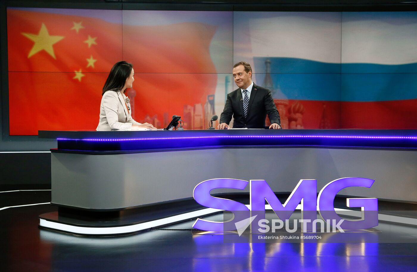 Prime Minister Dmitry Medvedev on official visit to China