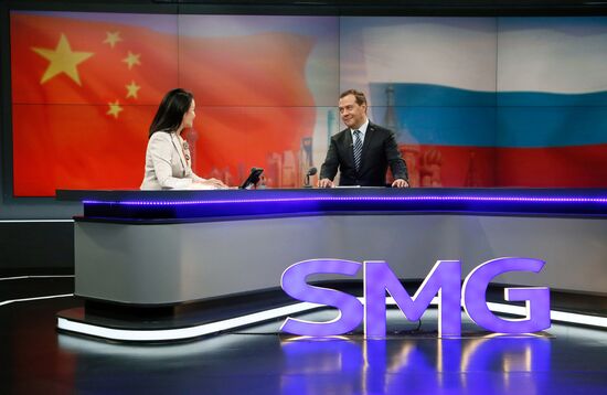 Prime Minister Dmitry Medvedev on official visit to China