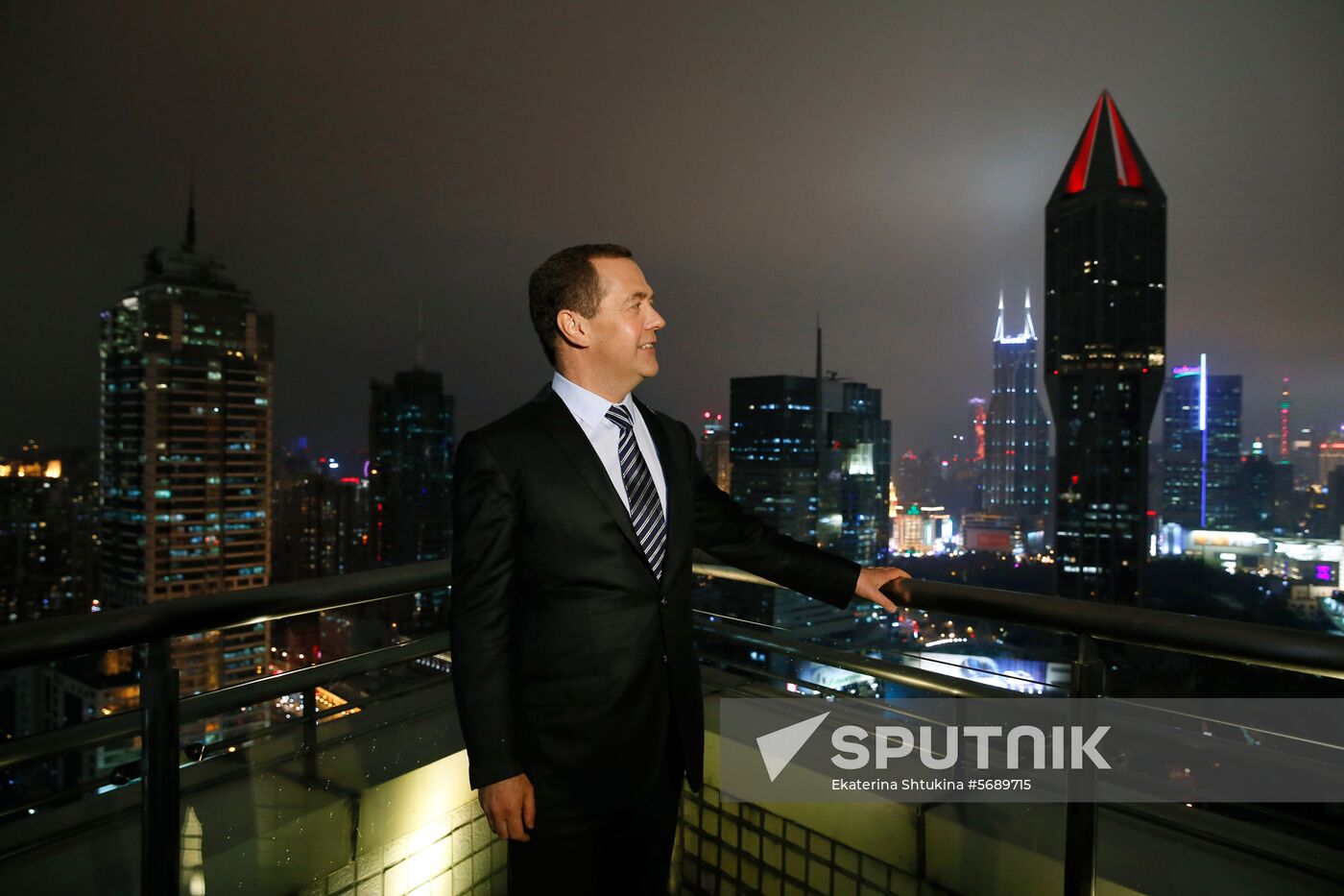 Prime Minister Dmitry Medvedev on official visit to China