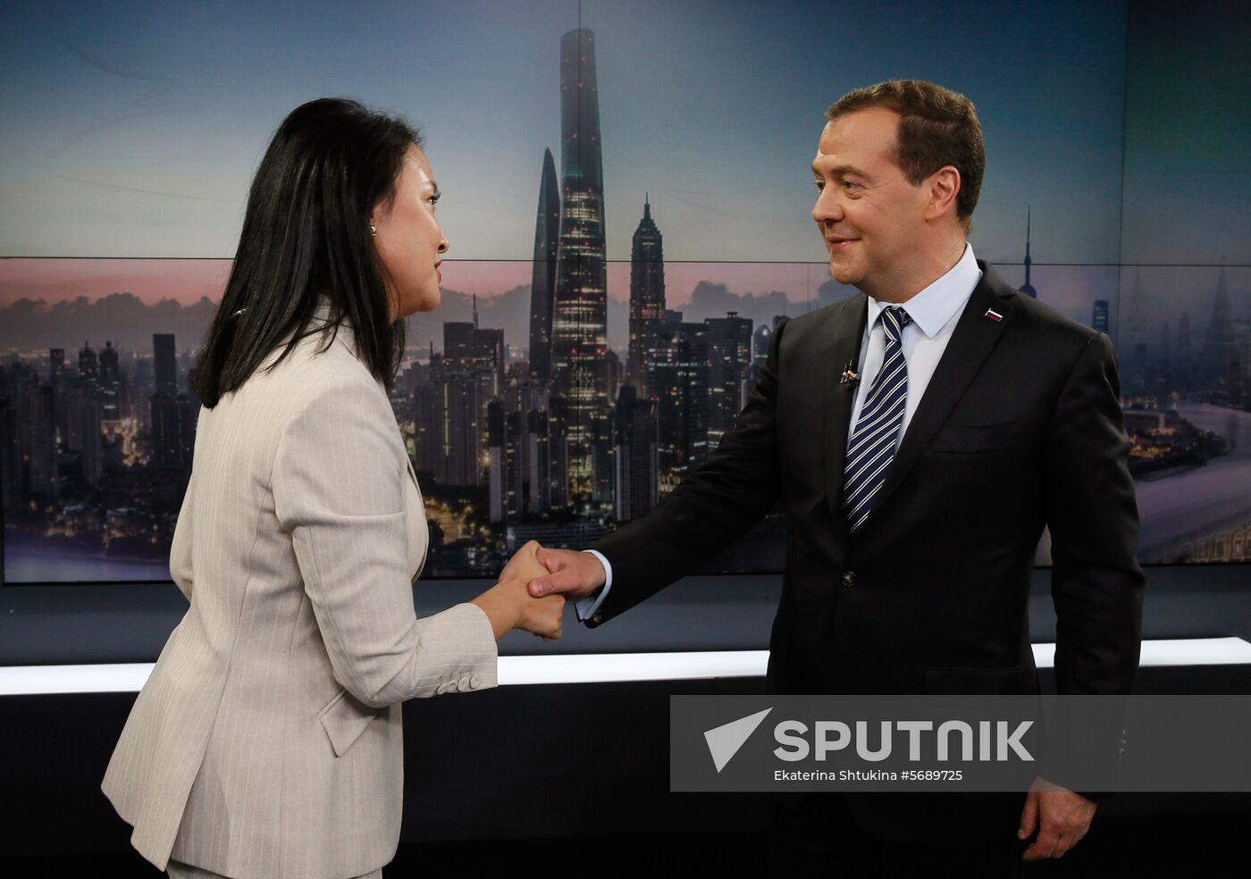 Prime Minister Dmitry Medvedev on official visit to China