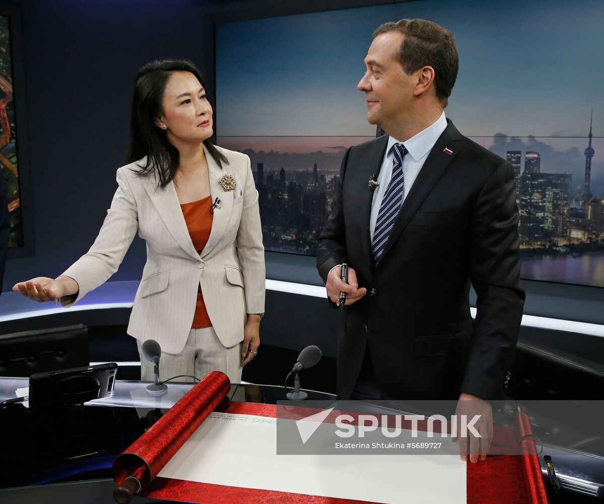 Prime Minister Dmitry Medvedev on official visit to China