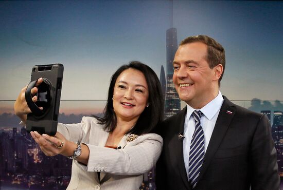 Prime Minister Dmitry Medvedev on official visit to China