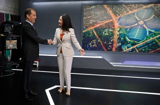 Prime Minister Dmitry Medvedev on official visit to China