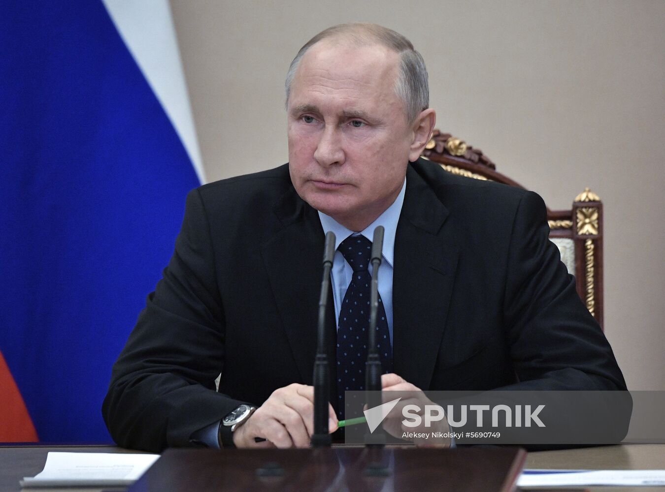 President Vladimir Putin chairs meeting with Security Council permanent members