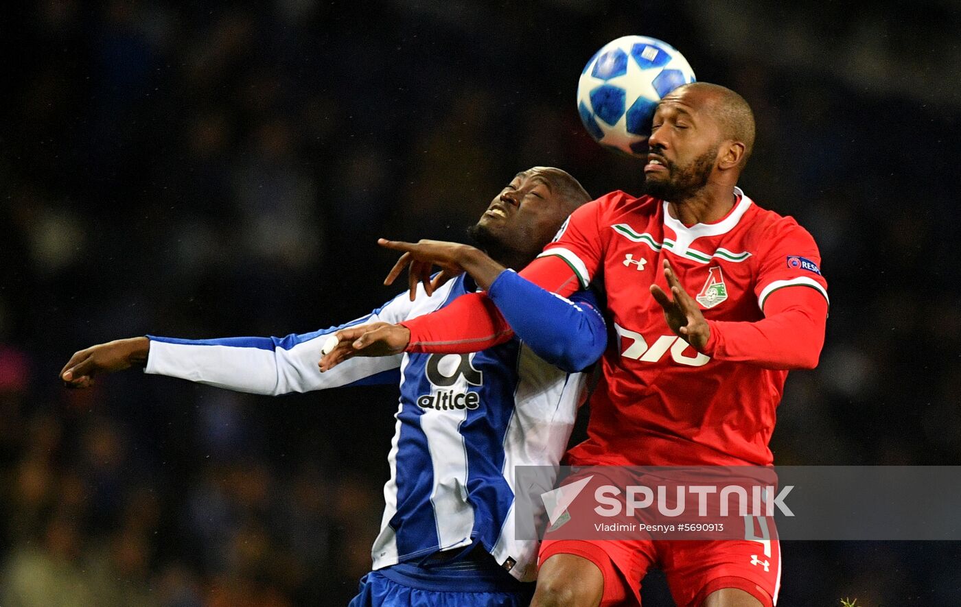Portugal Soccer Champions League Porto - Lokomotiv 