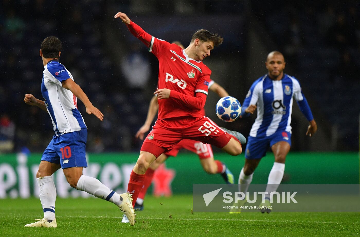 Portugal Soccer Champions League Porto - Lokomotiv