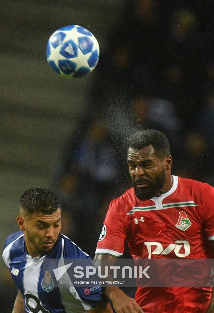 Portugal Soccer Champions League Porto - Lokomotiv