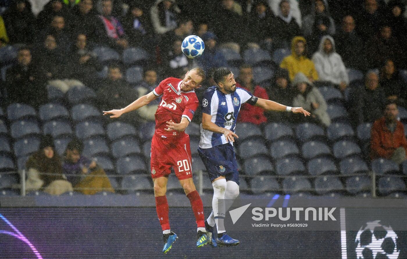 Portugal Soccer Champions League Porto - Lokomotiv