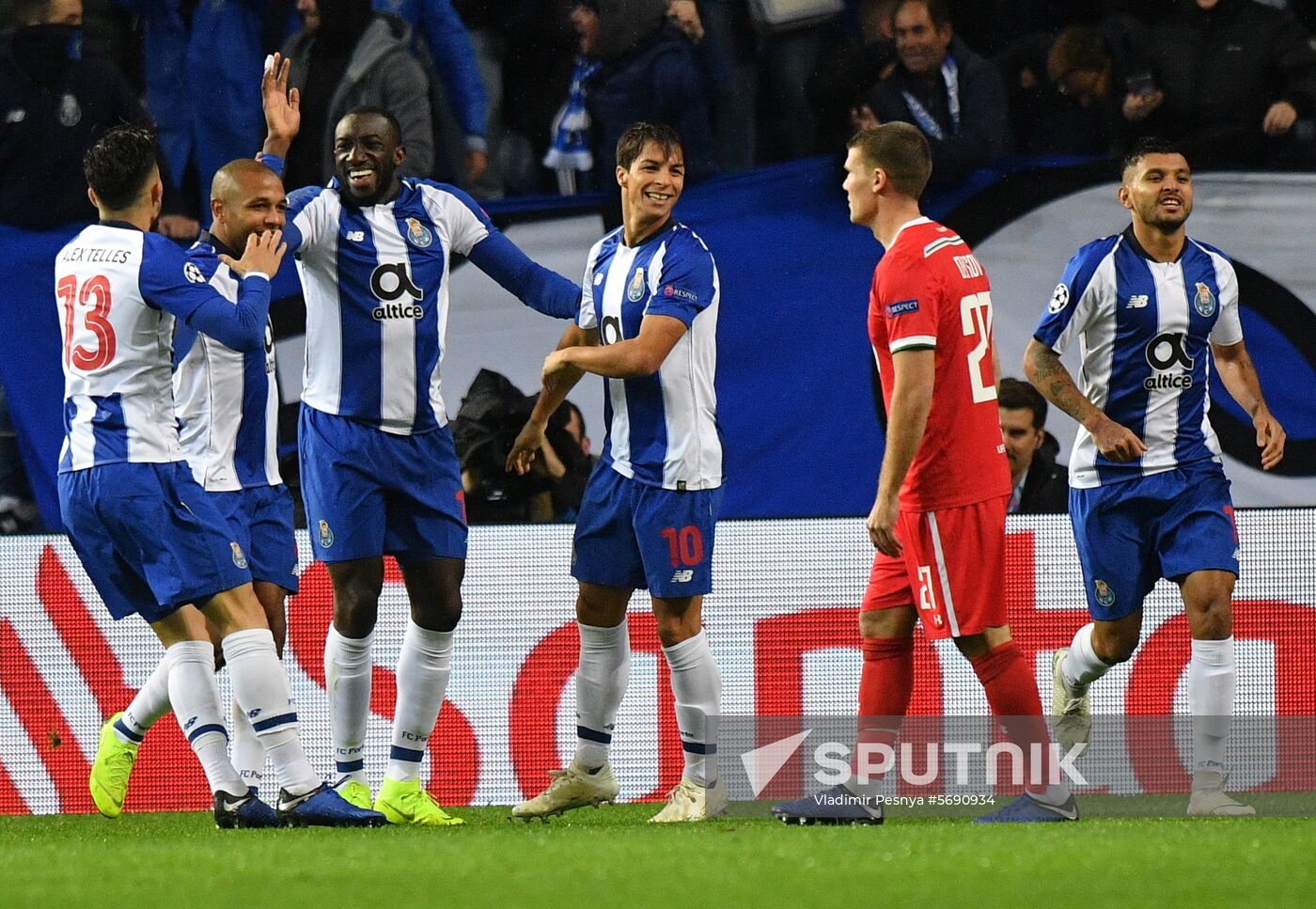 Portugal Soccer Champions League Porto - Lokomotiv