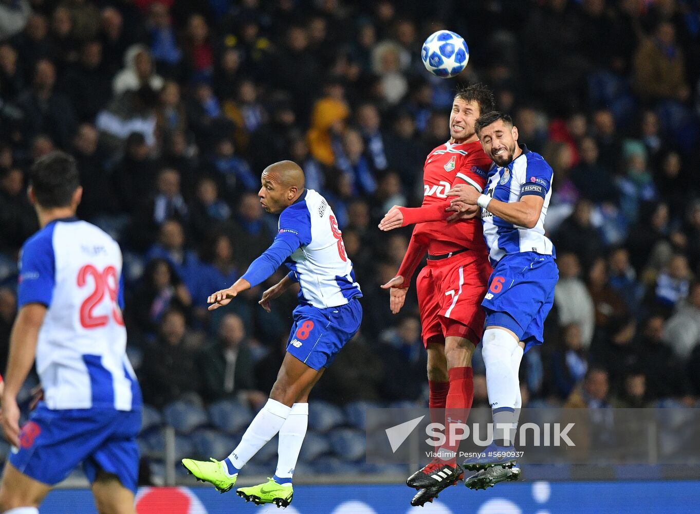 Portugal Soccer Champions League Porto - Lokomotiv
