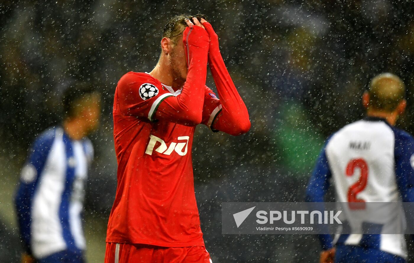 Portugal Soccer Champions League Porto - Lokomotiv