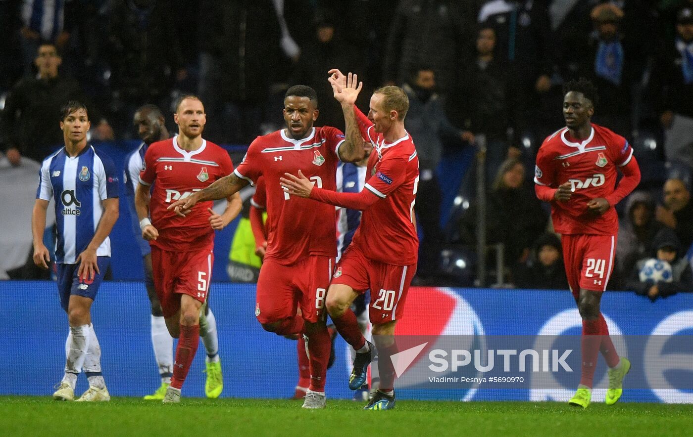 Portugal Soccer Champions League Porto - Lokomotiv