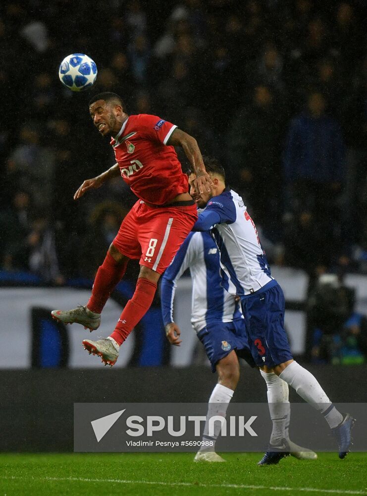 Portugal Soccer Champions League Porto - Lokomotiv