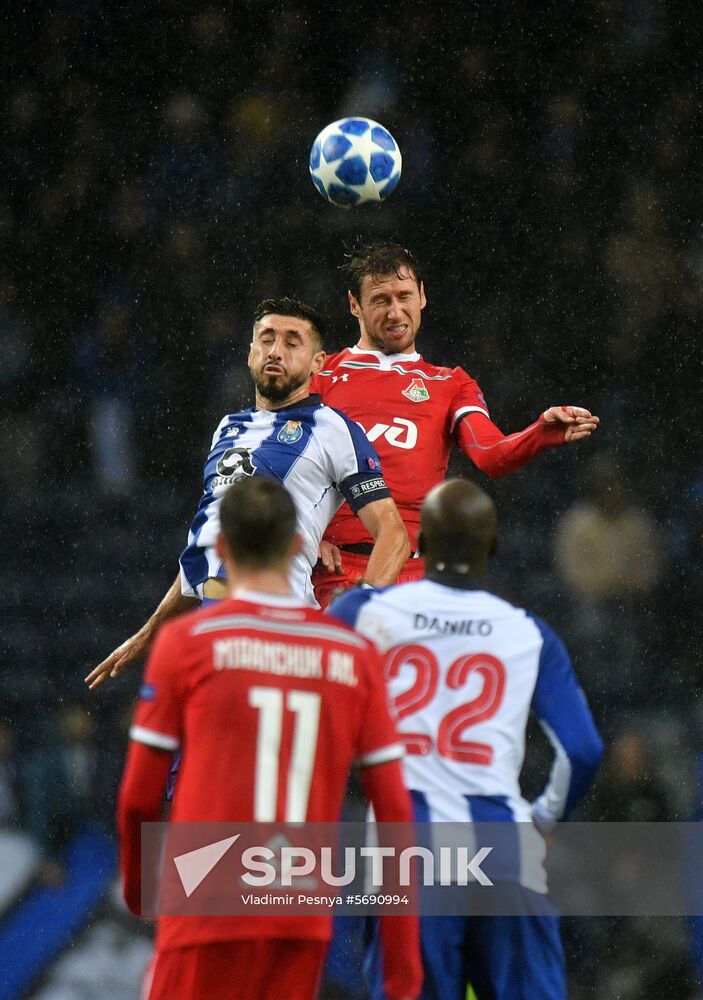 Portugal Soccer Champions League Porto - Lokomotiv