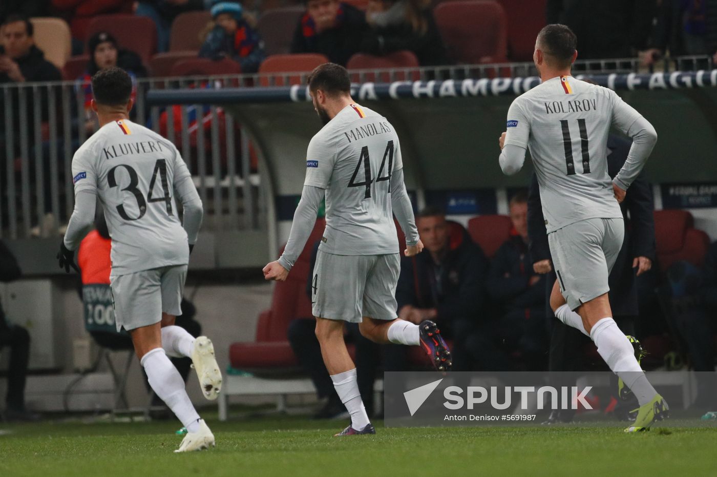 Russia Soccer Champions League CSKA - Roma