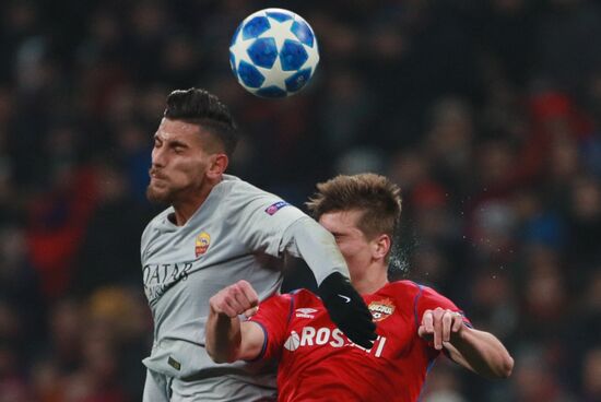 Russia Soccer Champions League CSKA - Roma