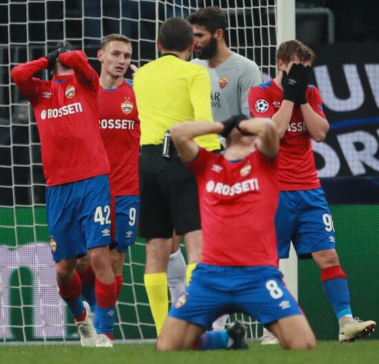 Russia Soccer Champions League CSKA - Roma