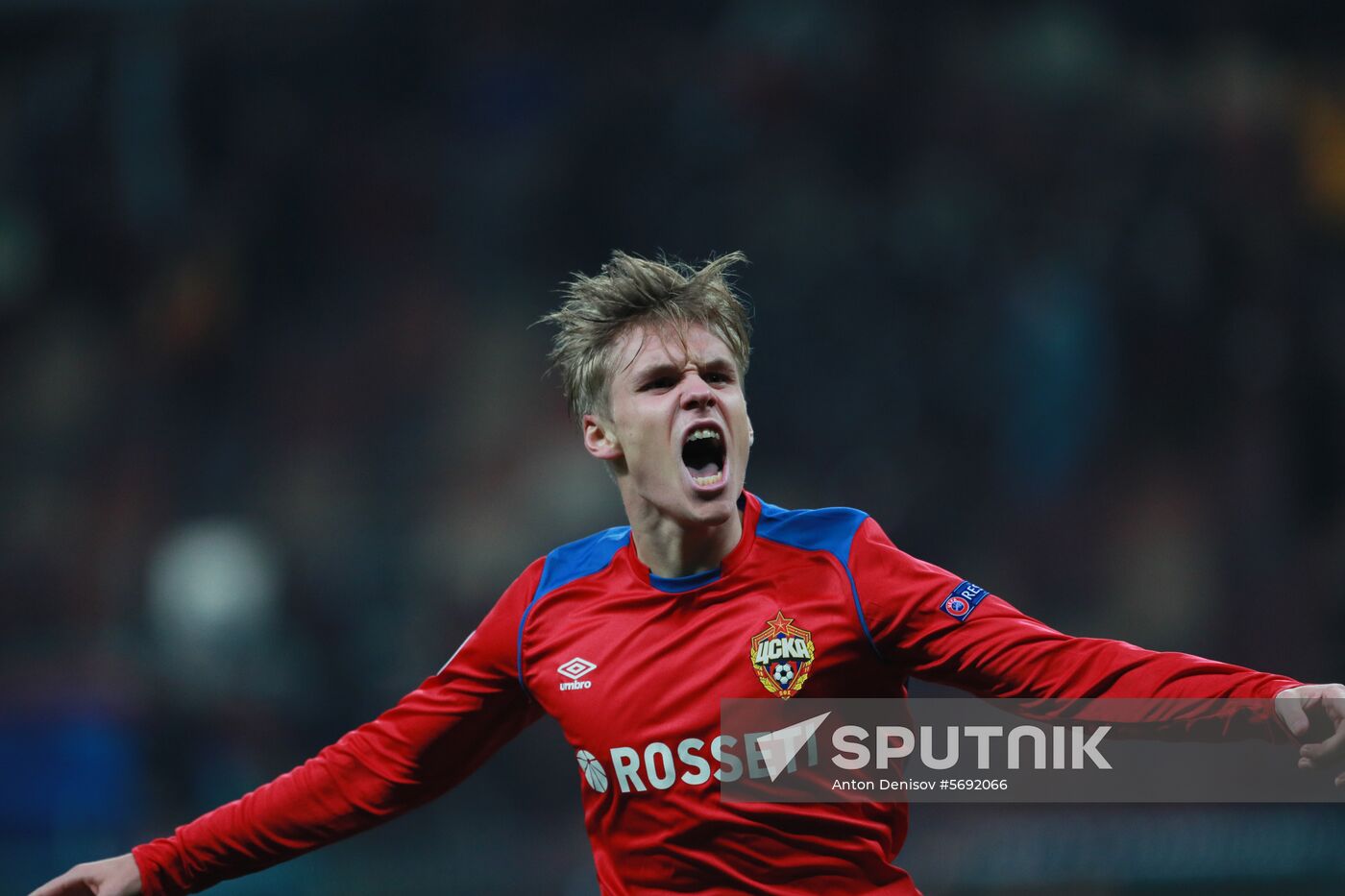 Russia Soccer Champions League CSKA - Roma