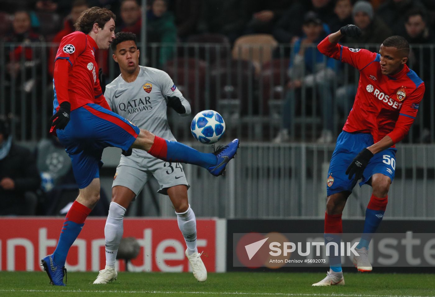 Russia Soccer Champions League CSKA - Roma