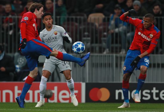 Russia Soccer Champions League CSKA - Roma