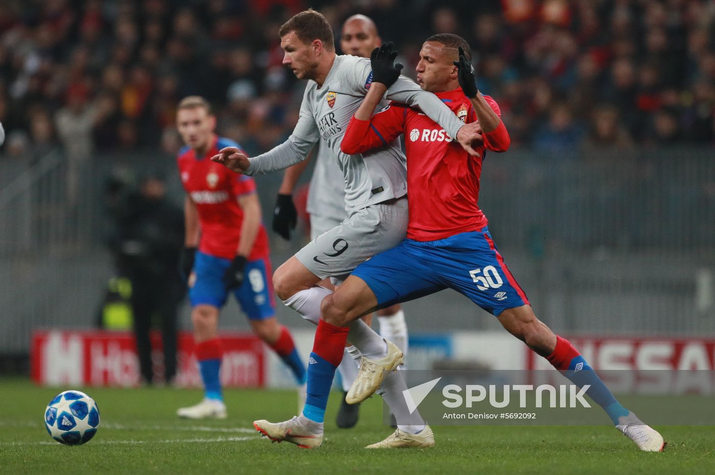 Russia Soccer Champions League CSKA - Roma