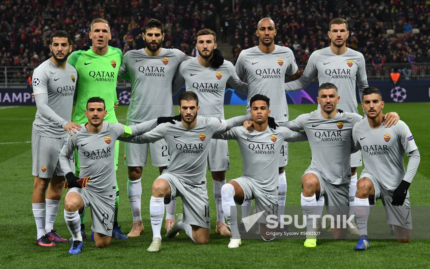 Russia Soccer Champions League CSKA - Roma