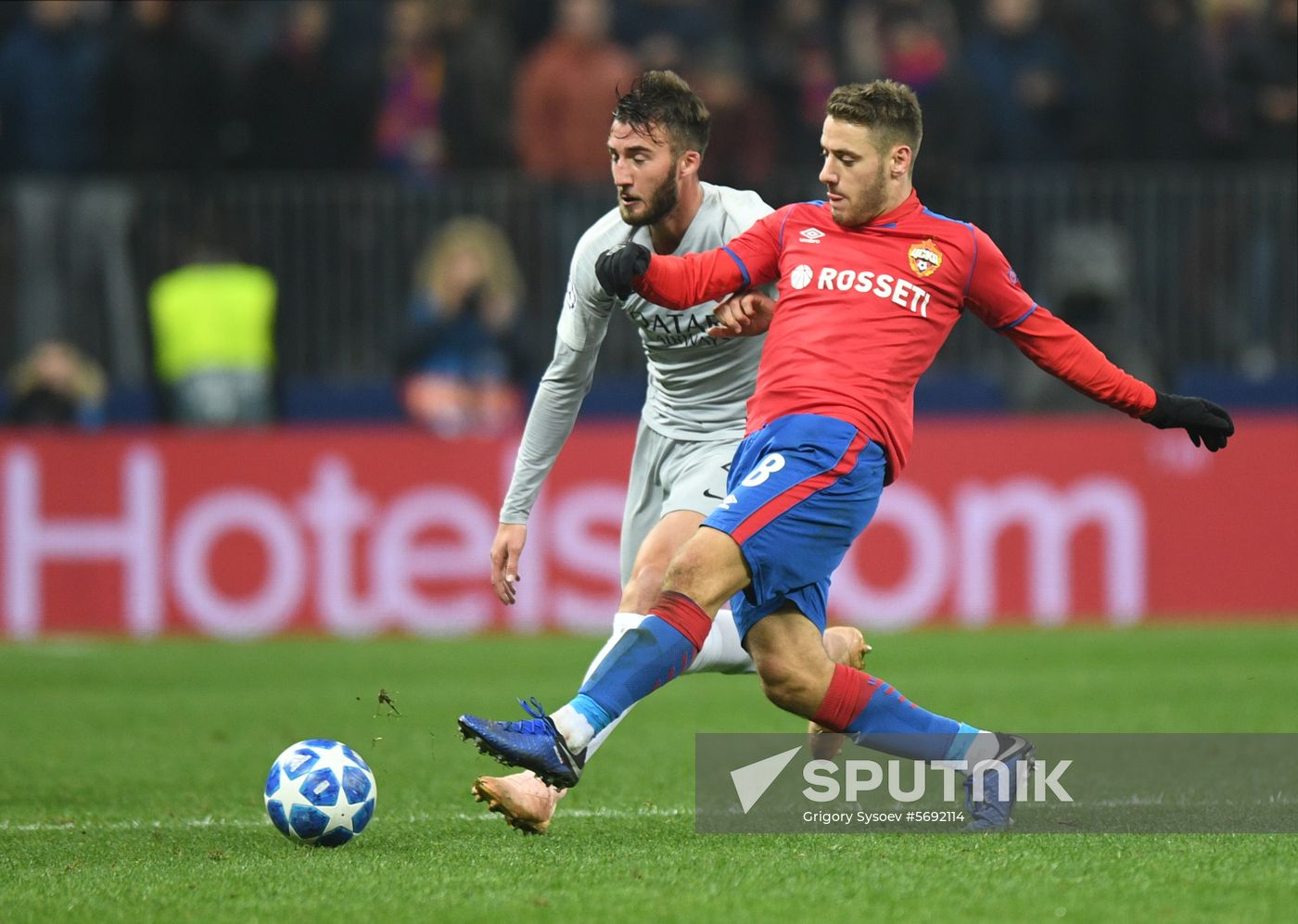 Russia Soccer Champions League CSKA - Roma