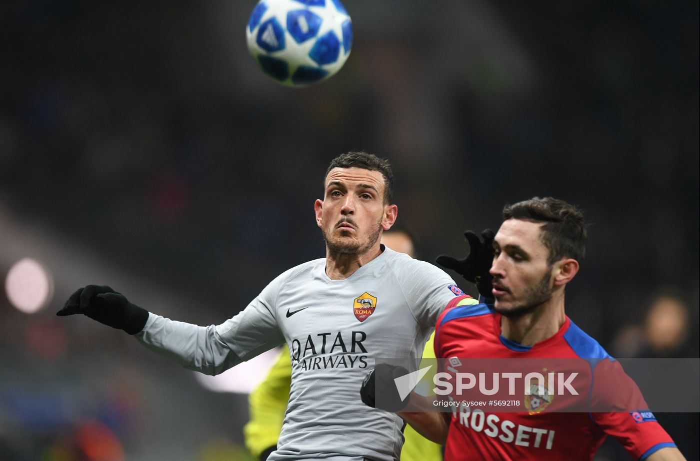 Russia Soccer Champions League CSKA - Roma
