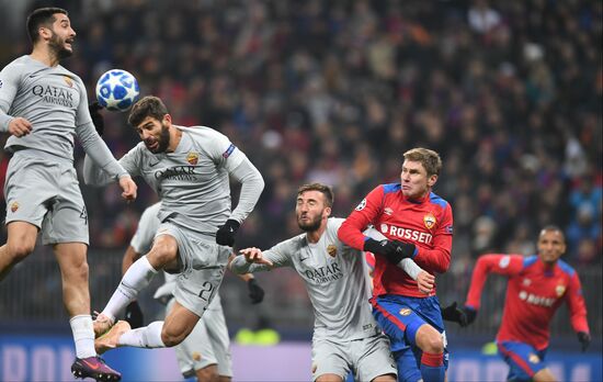 Russia Soccer Champions League CSKA - Roma