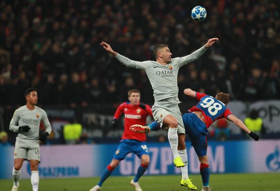 Russia Soccer Champions League CSKA - Roma