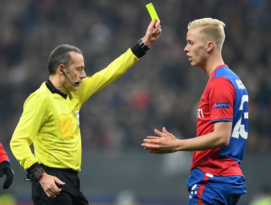 Russia Soccer Champions League CSKA - Roma