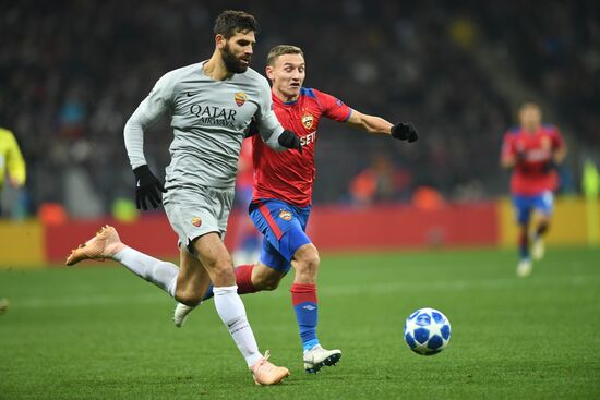 Russia Soccer Champions League CSKA - Roma