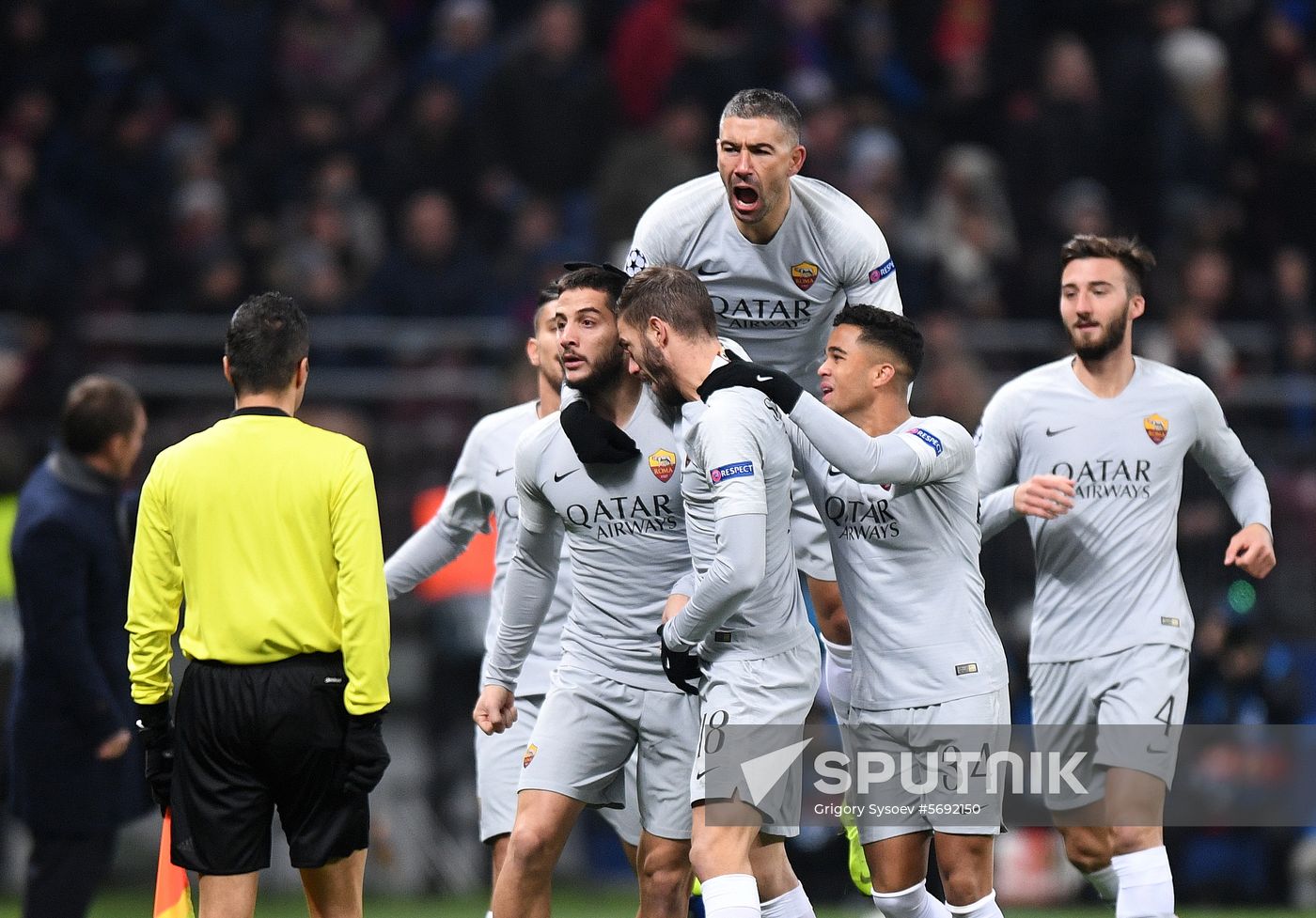 Russia Soccer Champions League CSKA - Roma