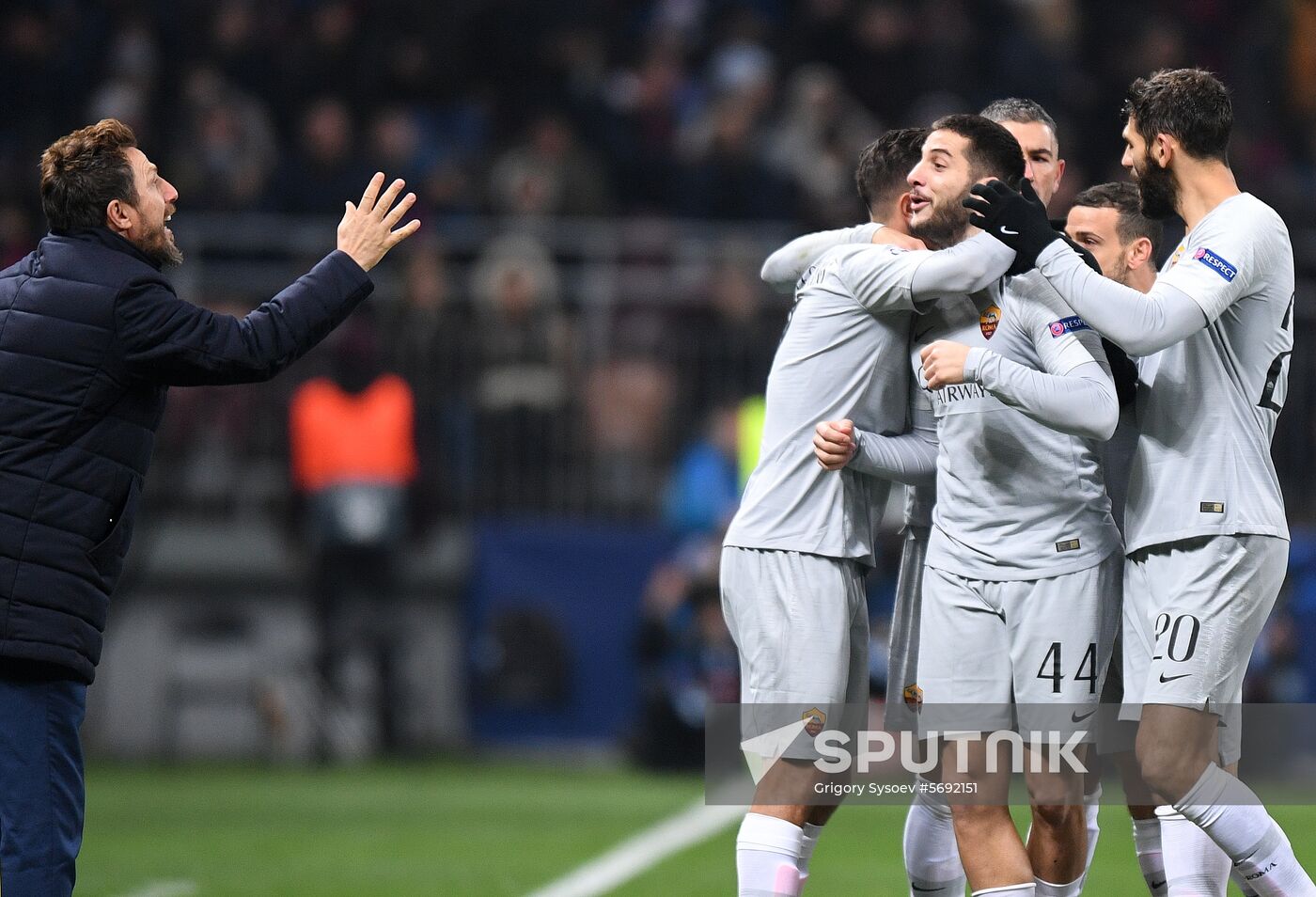 Russia Soccer Champions League CSKA - Roma