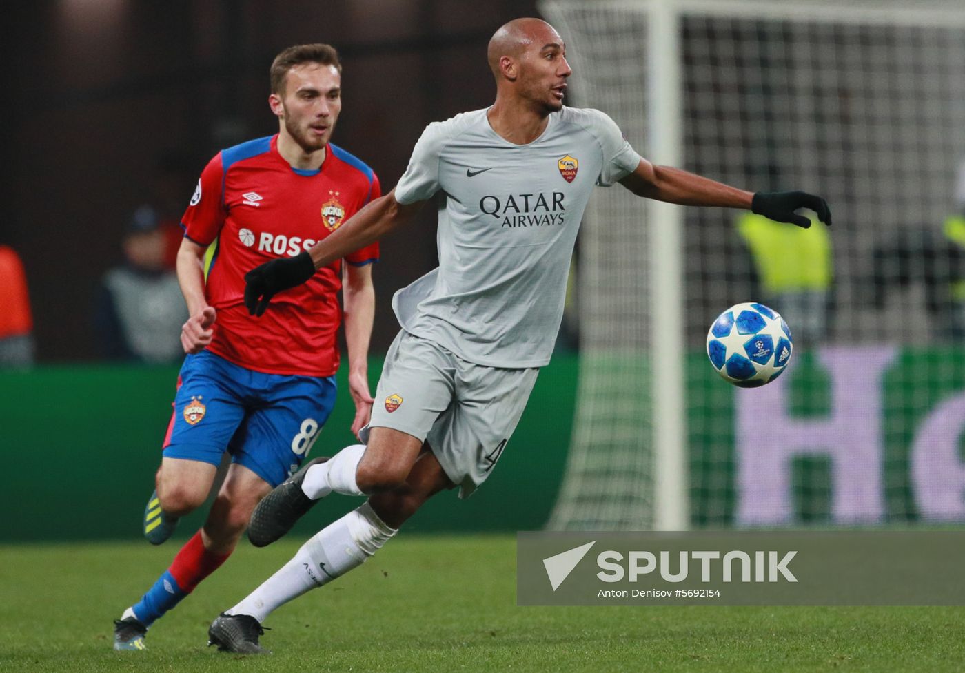 Russia Soccer Champions League CSKA - Roma