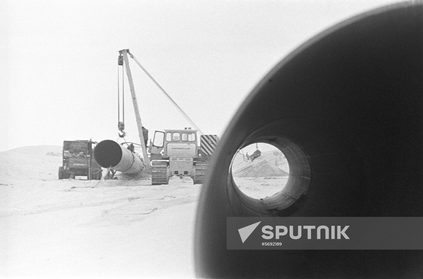 Construction of the Shatlyk - Khiva main gas pipeline