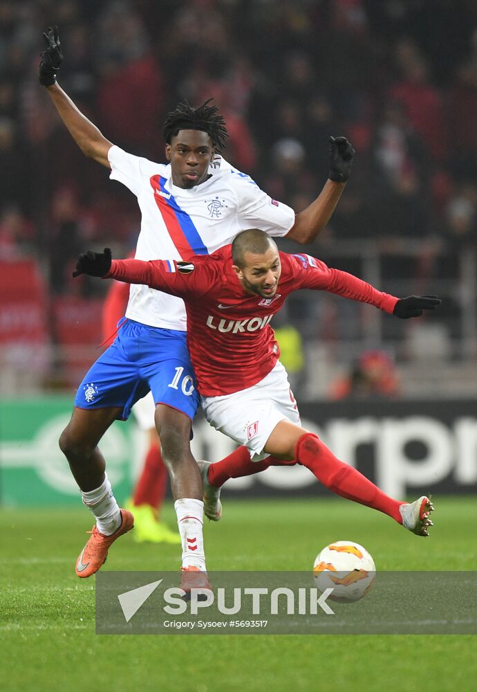 Russia Soccer Europa League Spartak - Rangers