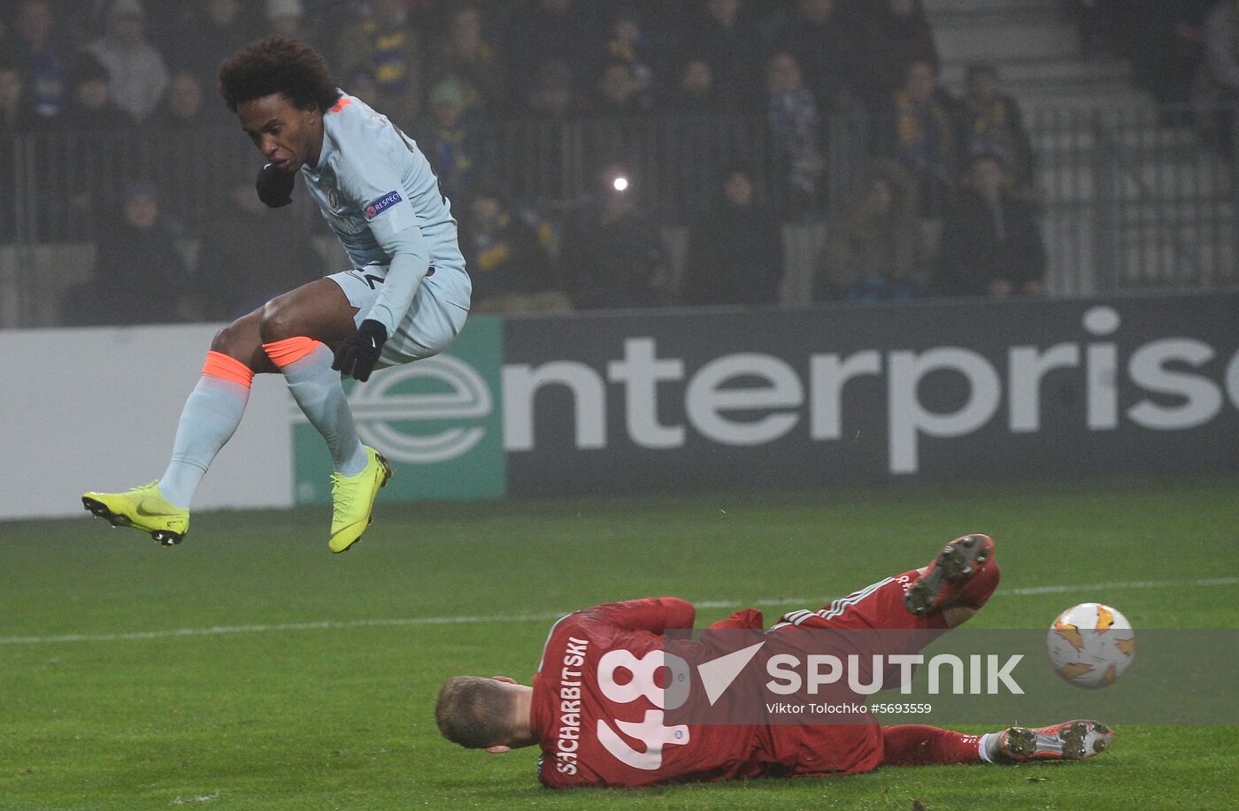 Belarus Soccer Europa League BATE - Chelsea