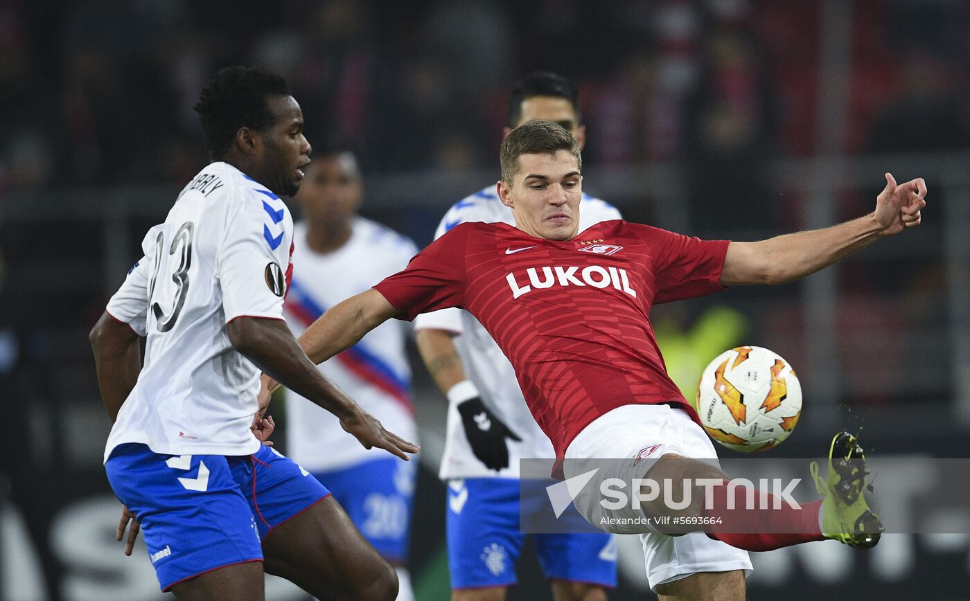 Russia Soccer Europa League Spartak - Rangers
