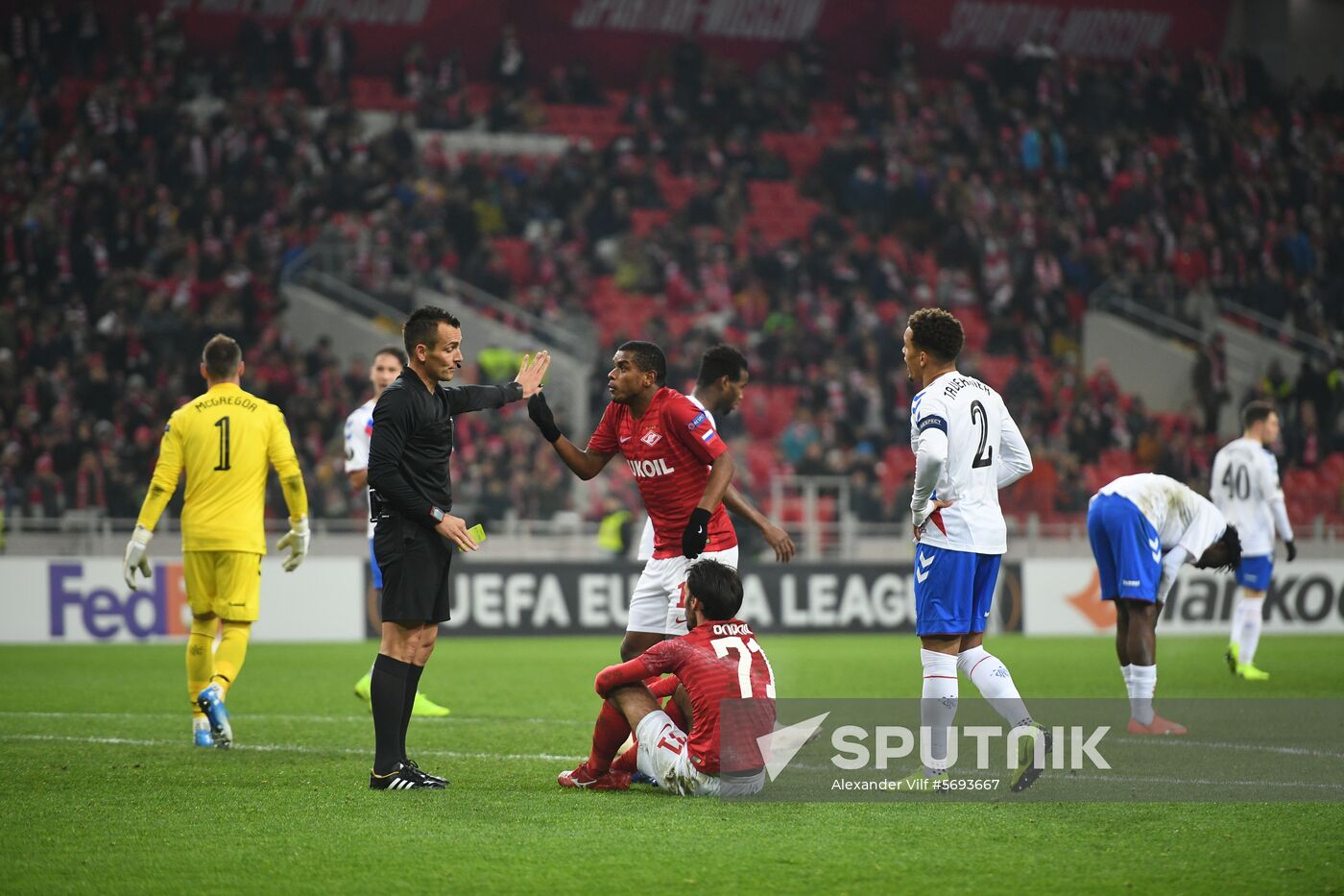 Russia Soccer Europa League Spartak - Rangers