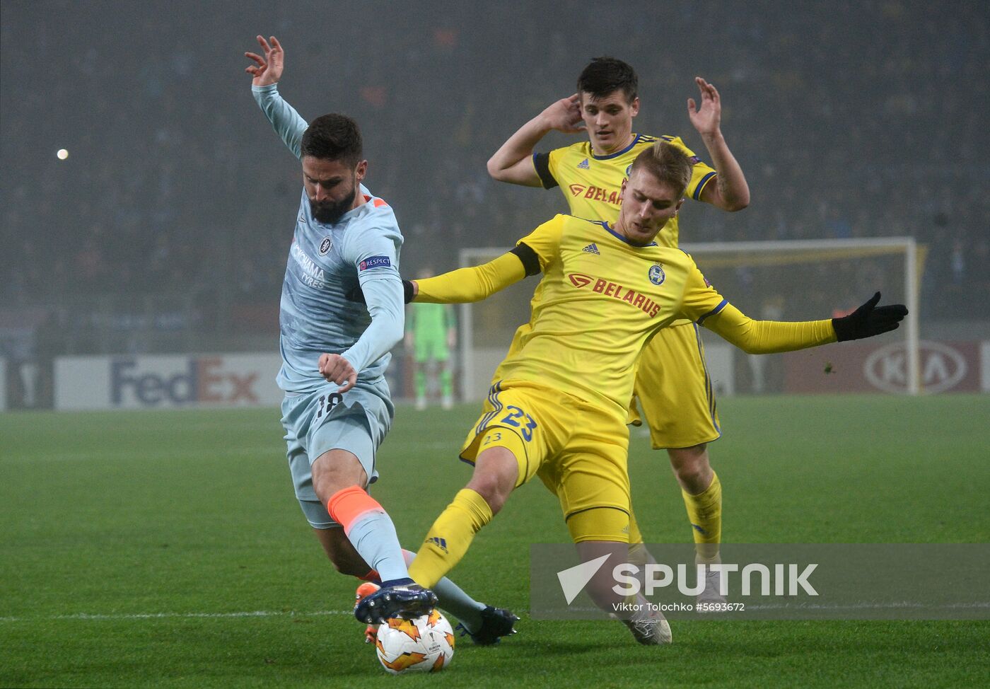 Belarus Soccer Europa League BATE - Chelsea