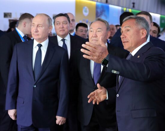 President Vladimir Putin's visit to Kazakhstan. Day two