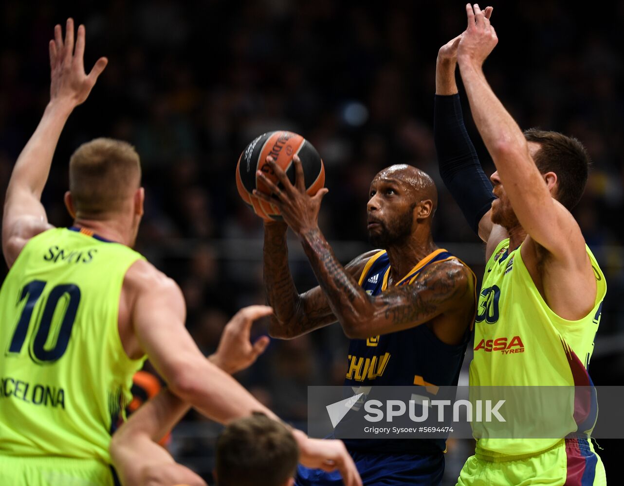 Russia Basketball Euroleague Khimki - Barcelona 