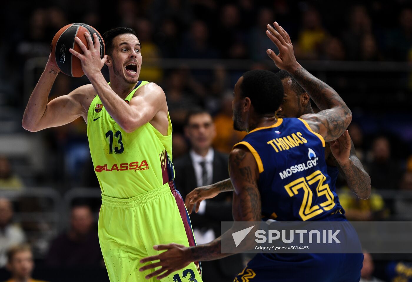 Russia Basketball Euroleague Khimki - Barcelona 