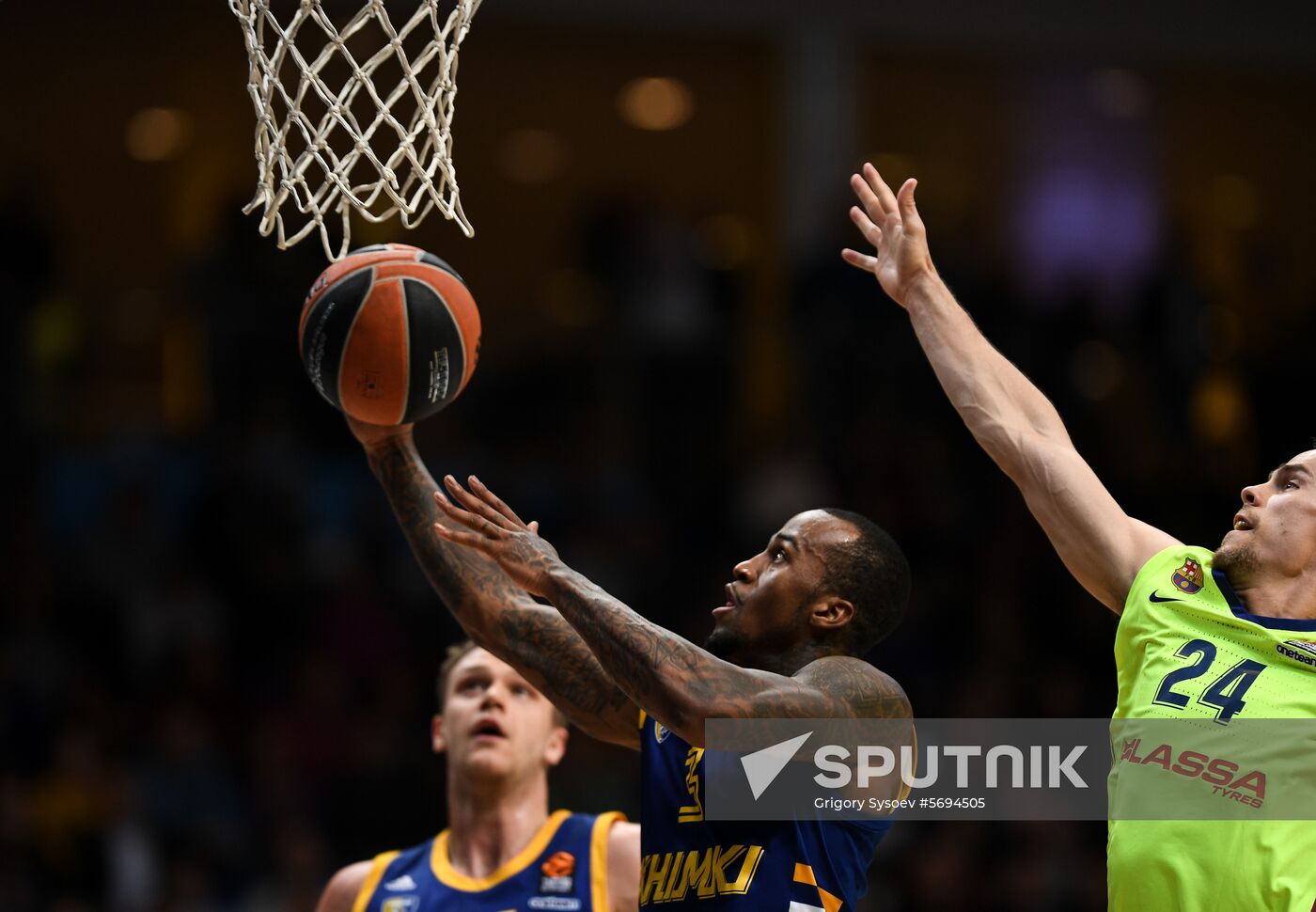 Russia Basketball Euroleague Khimki - Barcelona