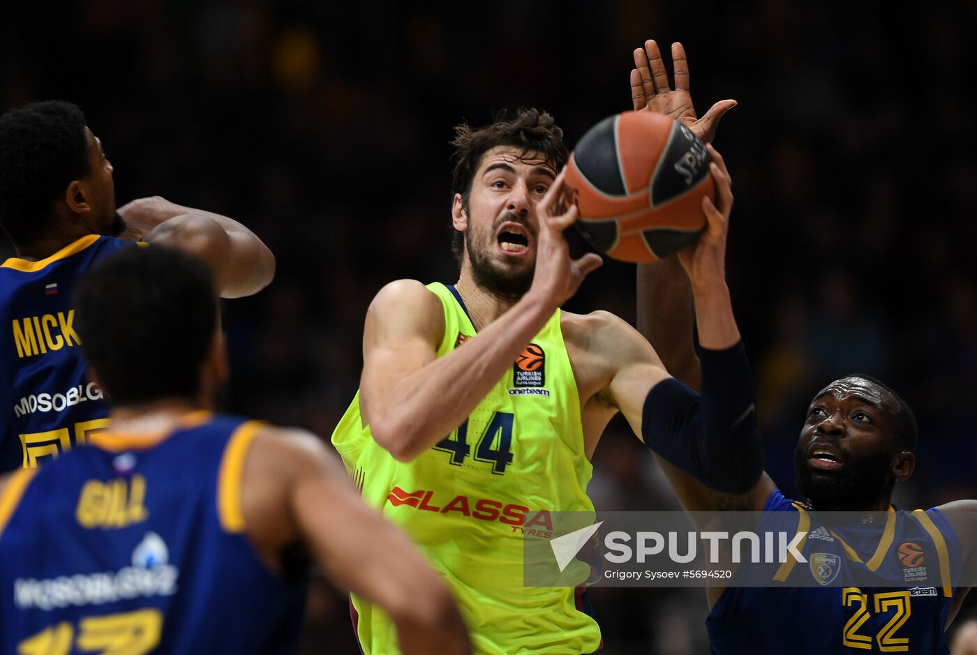 Russia Basketball Euroleague Khimki - Barcelona 
