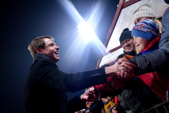 Russia Soccer Premier-League Arsenal - Anzhi