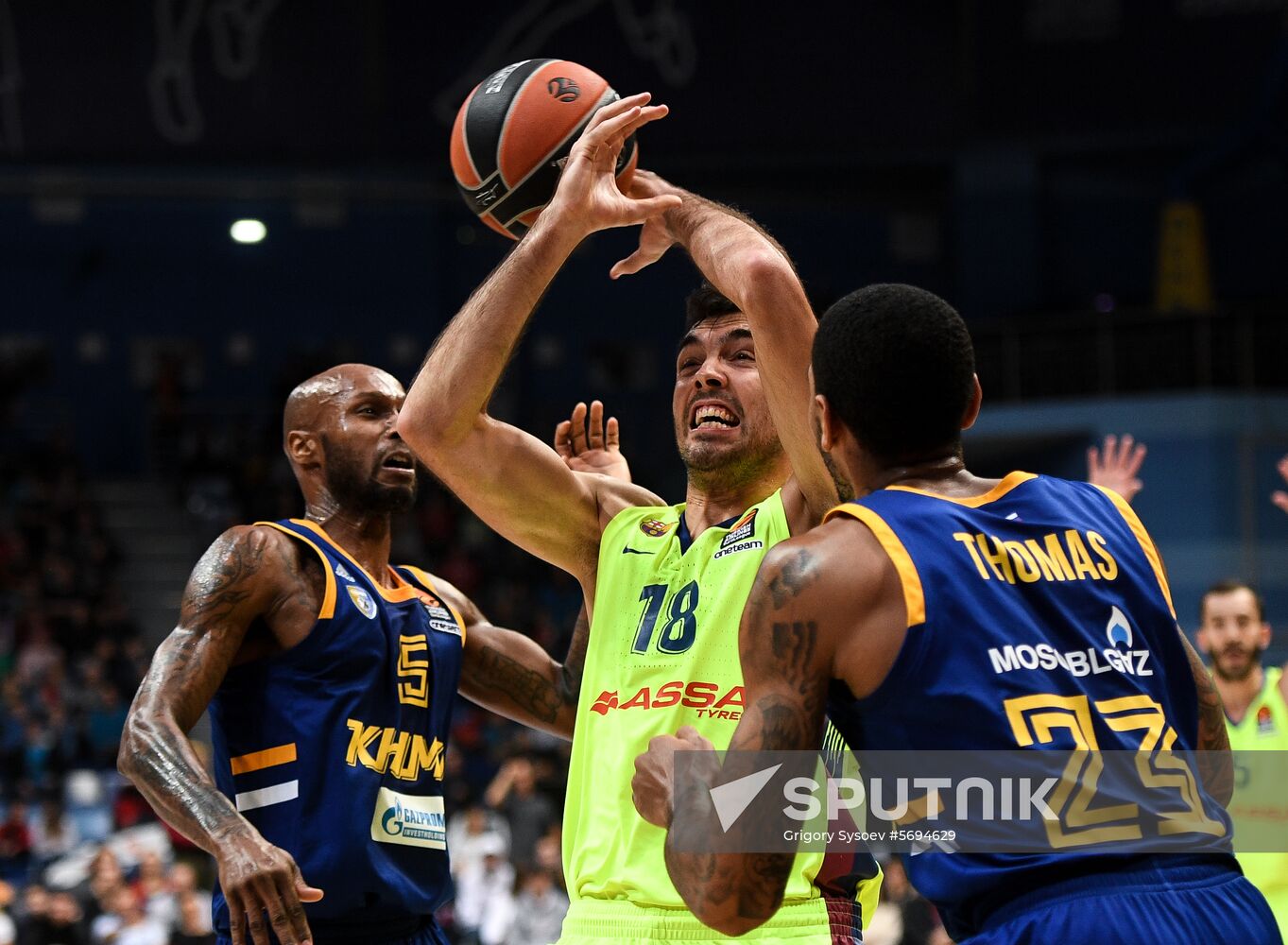 Russia Basketball Euroleague Khimki - Barcelona 